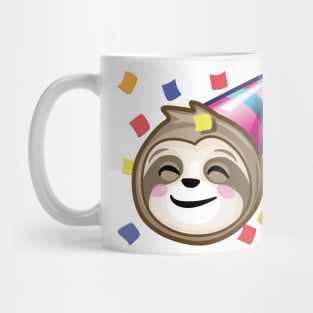 Celebration Sloth Face Mug